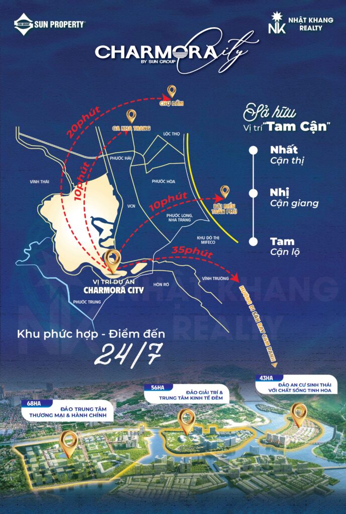 Bản vẽ vị trí địa lý Charmora City