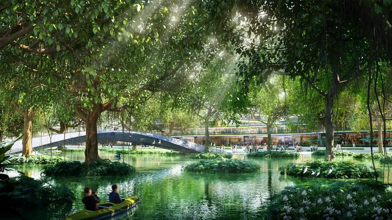 Không gian xanh tại Sponge City